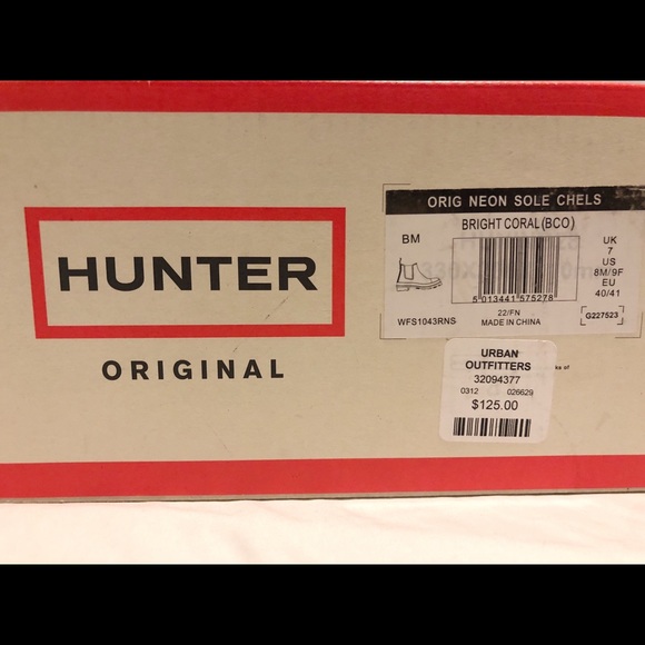 Hunter Rain Boots Coral - Picture 4 of 4